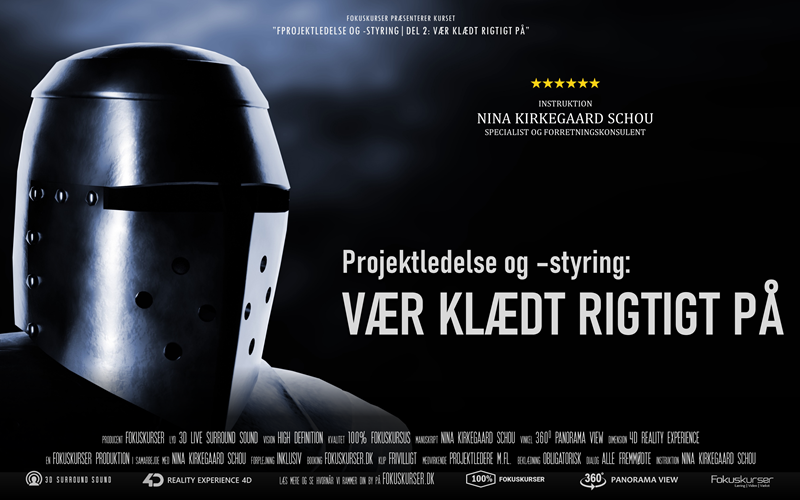 Projektledelse- og styring - Del 2: Vær klædt rigtigt på