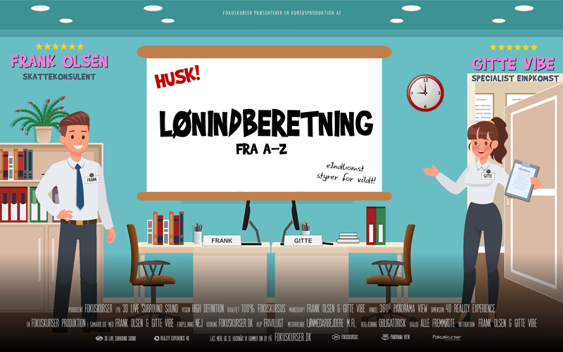 Lønindberetning fra A-Z