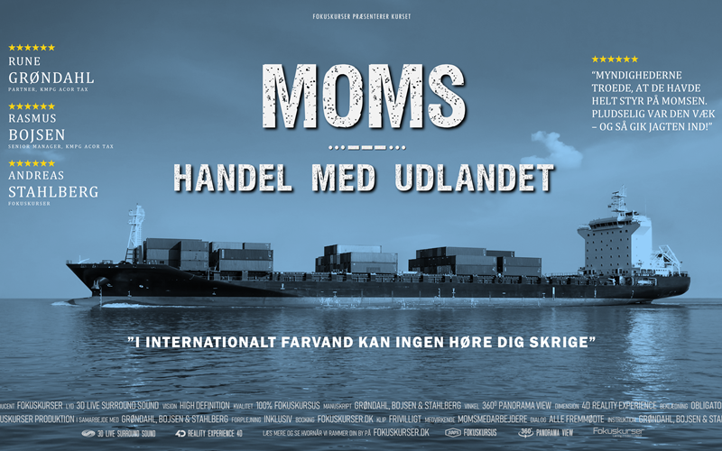 Moms ved handel med udlandet