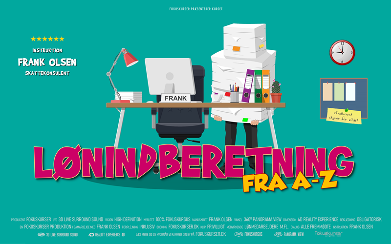 Lønindberetning fra A-Z
